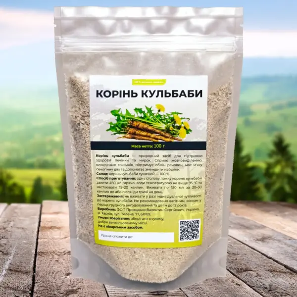 Корень одуванчика сушёный
