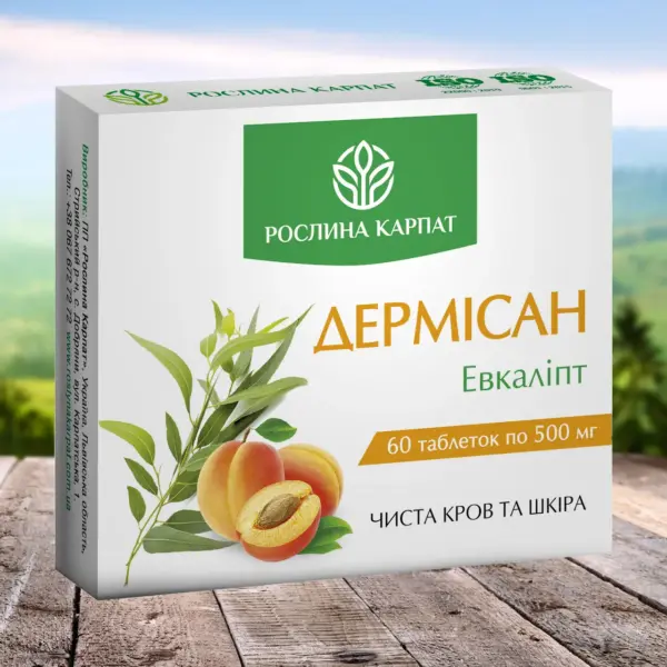 Дермісан для ощичення крові, 60 таблеток